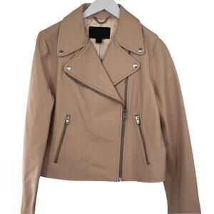J CREW Collection Leather Jacket